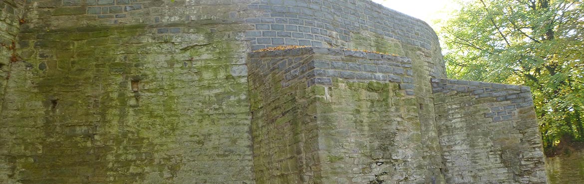 Städt. Wallmauer Soest |  Grünsandsteinsanierung Alte Mühlenbastion